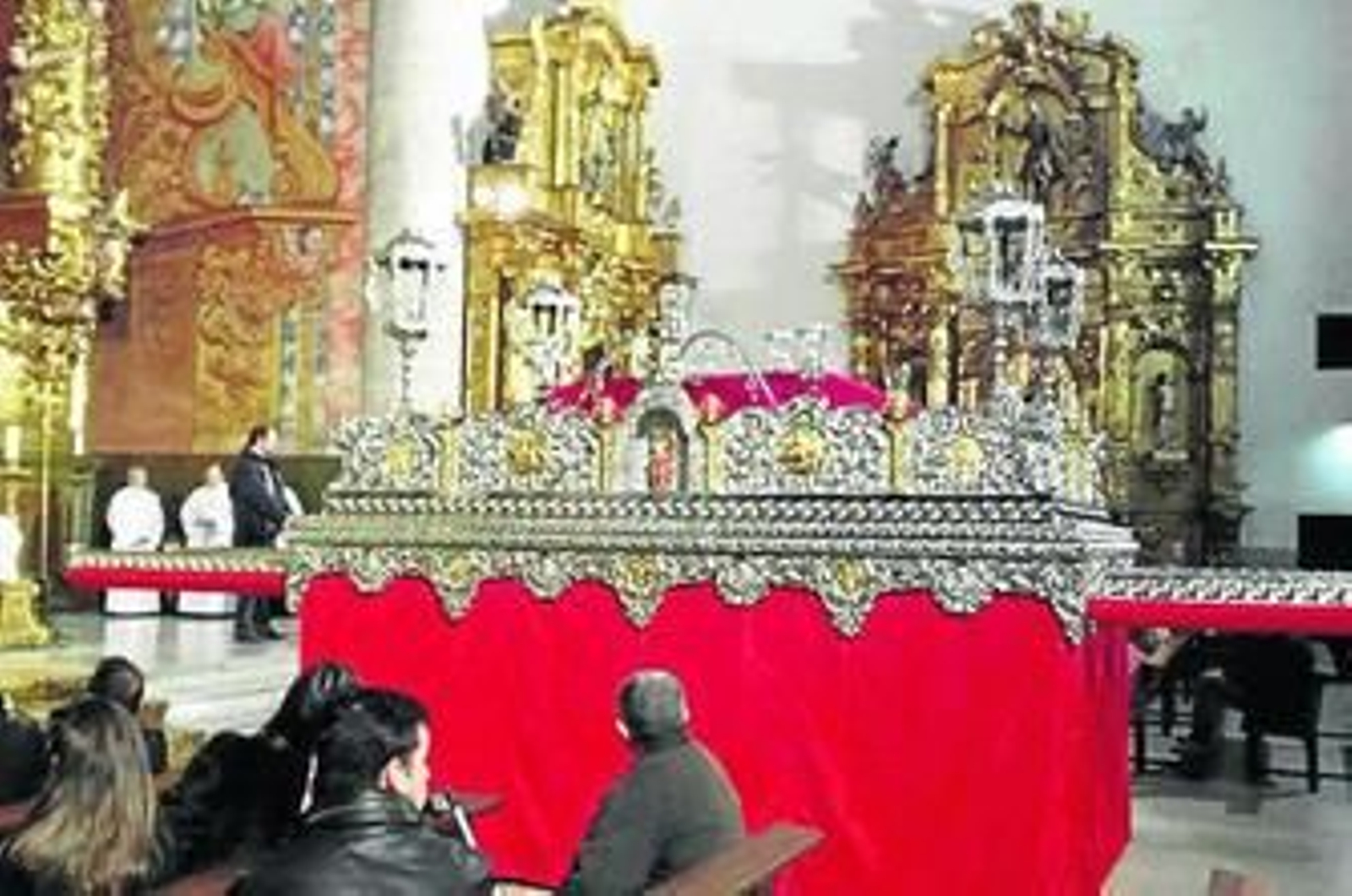 Antiguo paso del Medinaceli, reformado ya por la hermandad que lo ha adquirido en Valladolid.