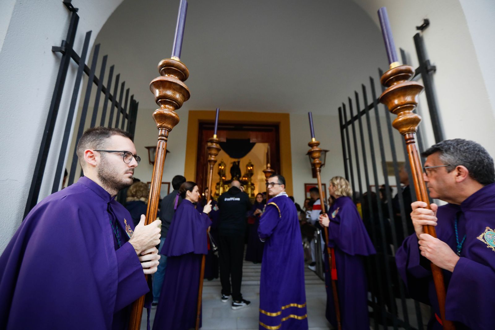 La procesión del Encuentro, en imágenes