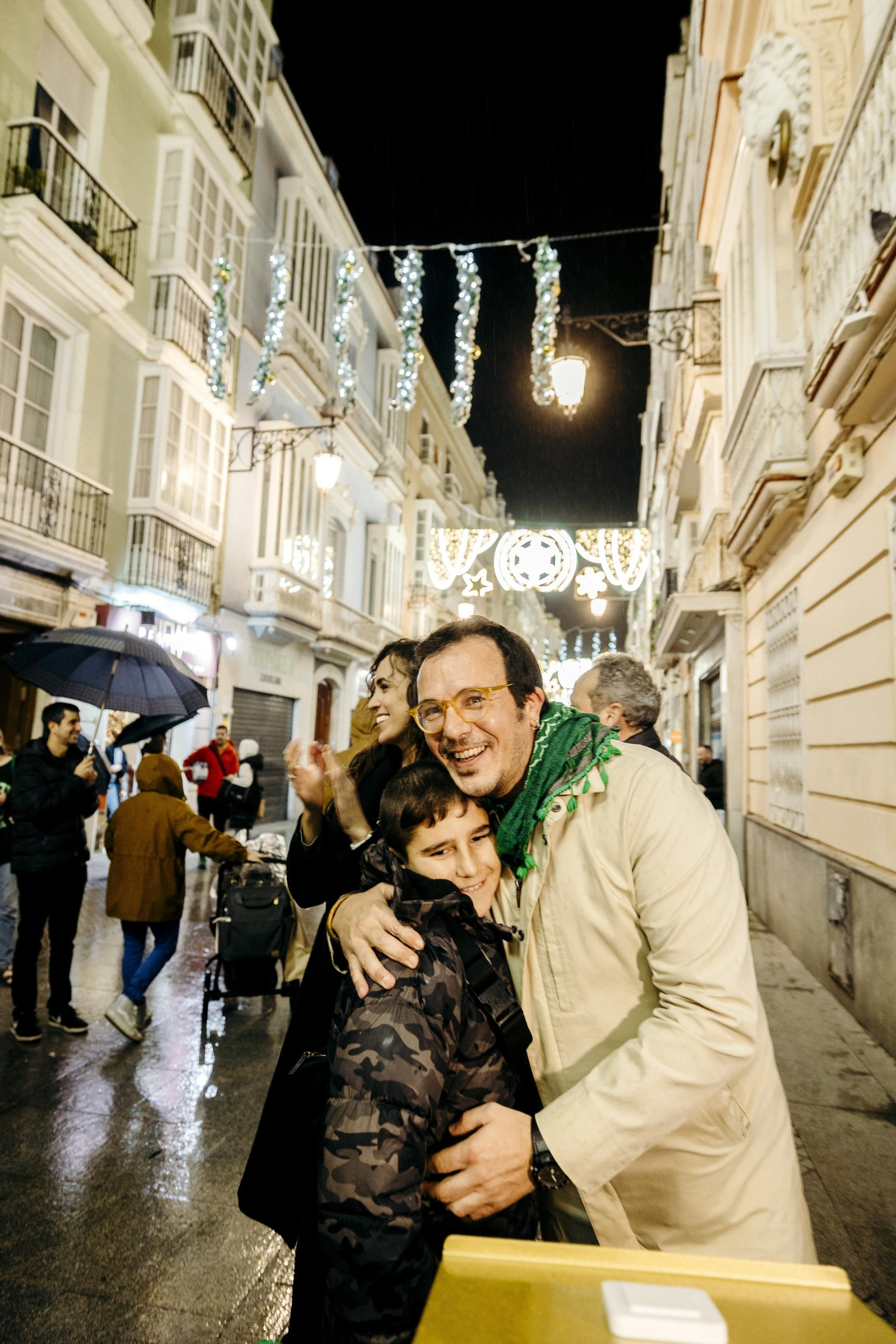 Las imágenes de la inauguración de la iluminación de navidad en Cádiz