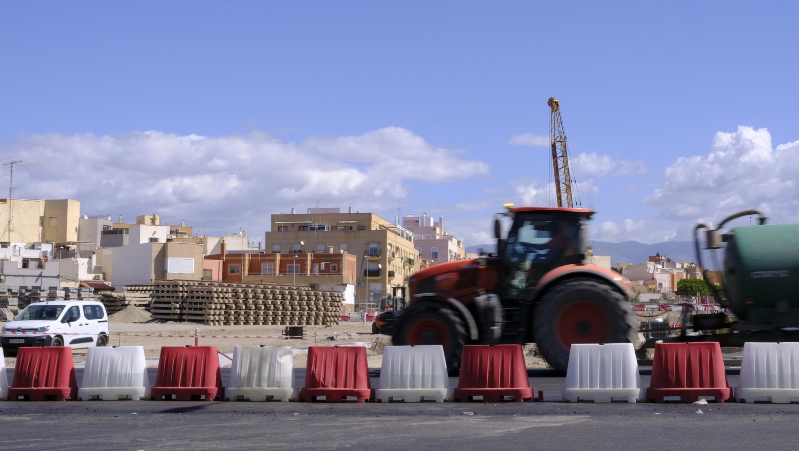 Las obras del soterramiento en Almería, en imágenes