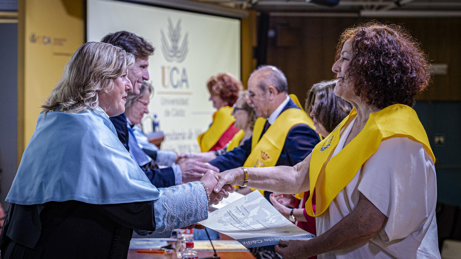 Graduación del curso del Aula Universitaria de Mayores de la UCA 2019-2024