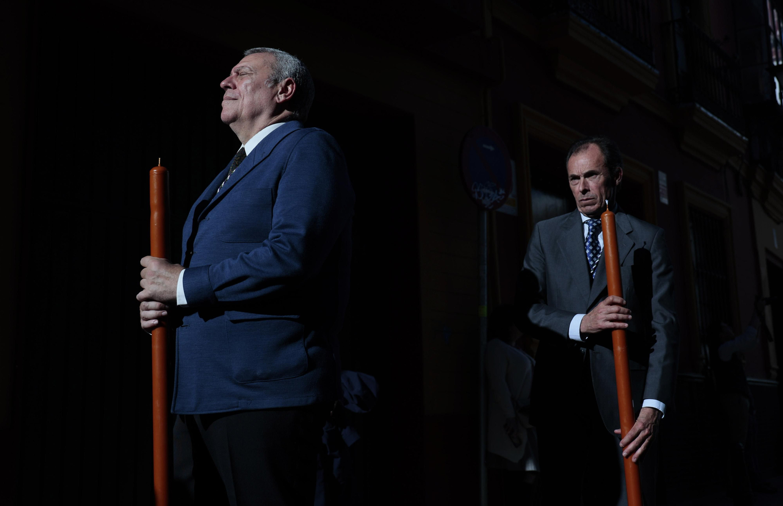 Las imágenes del viacrucis de las cofradías 2024