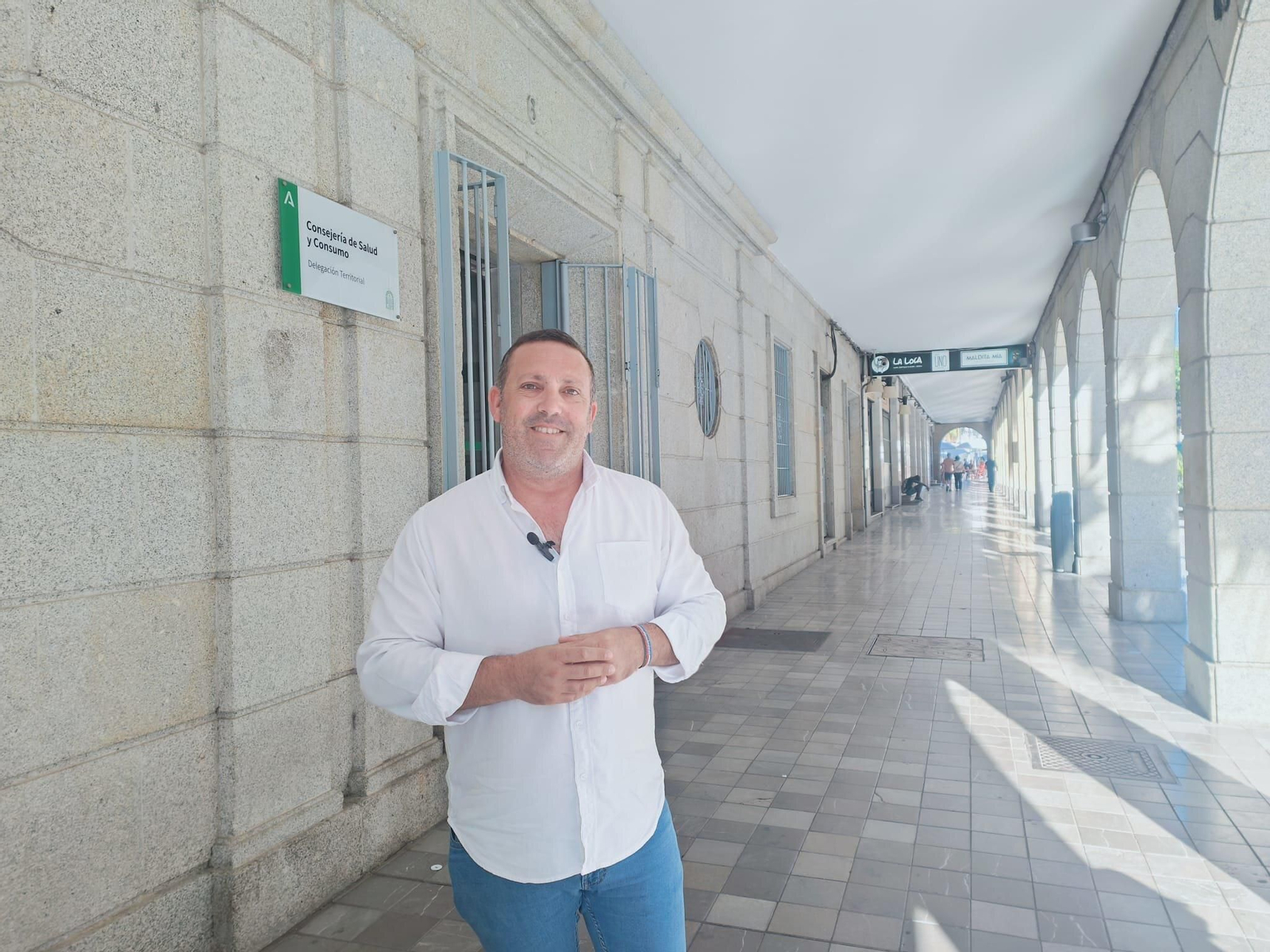 El secretario territorial del Andévalo del PSOE de Huelva, José Alberto Macarro