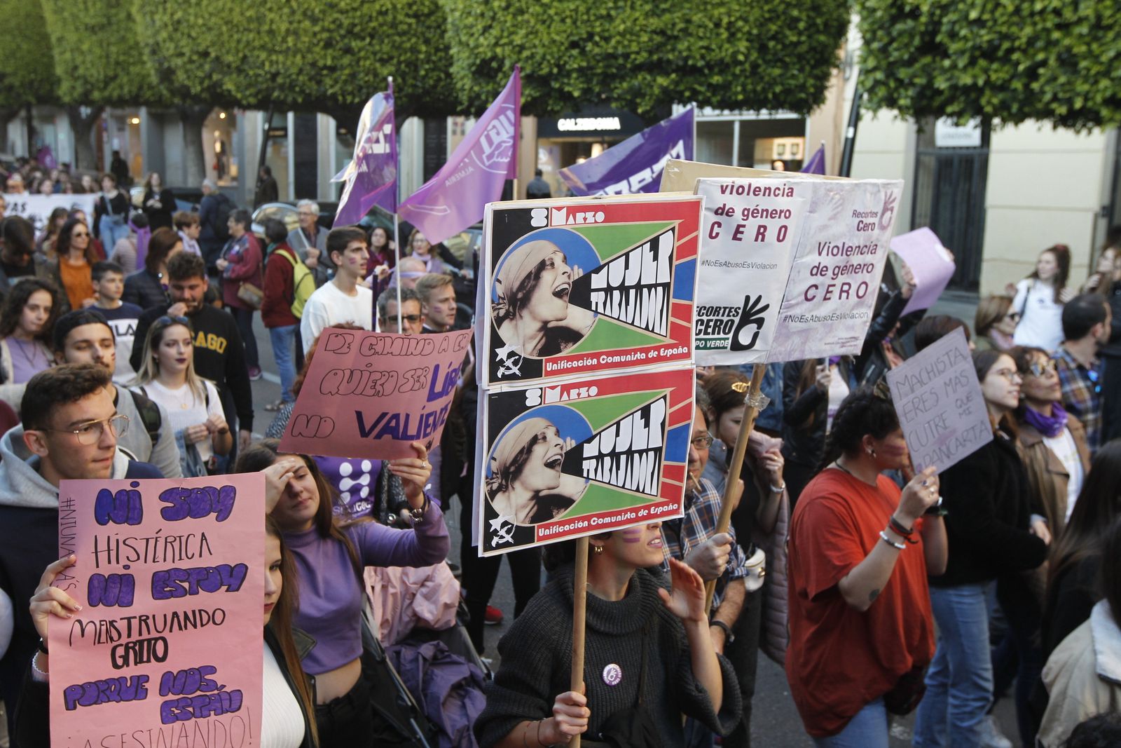 Fotogalería manifestación Día Internacional de la Mujer