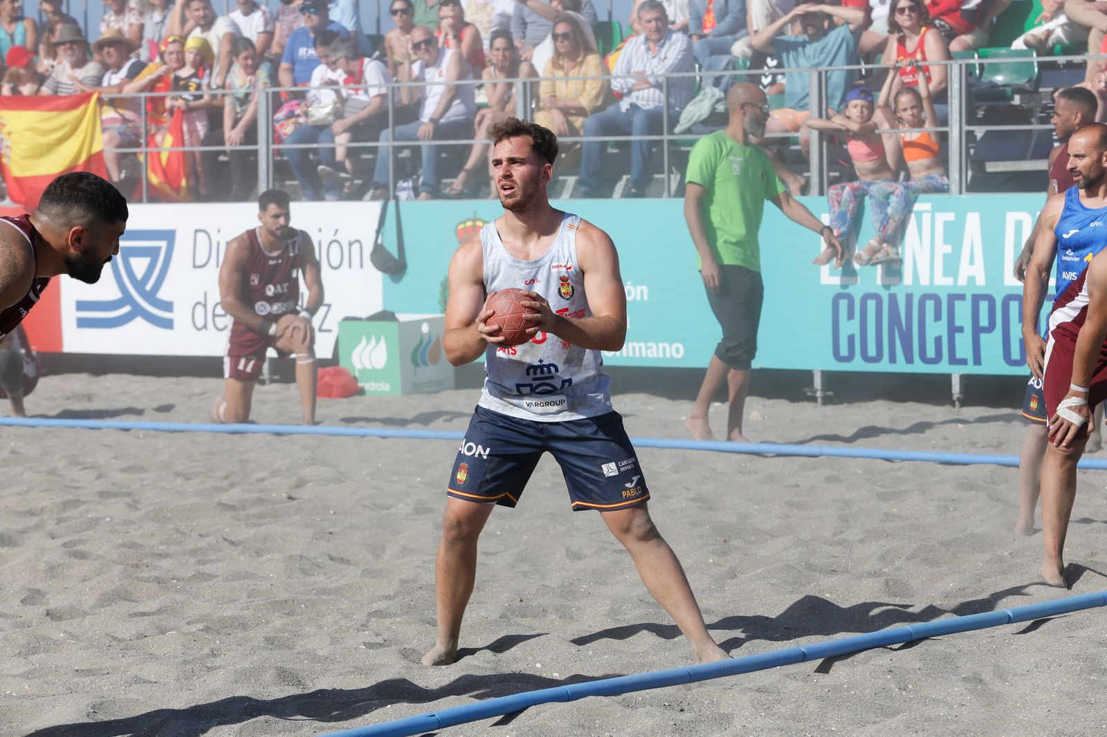 Las fotos del Torneo Internacional  de España de balonmano playa de La Línea