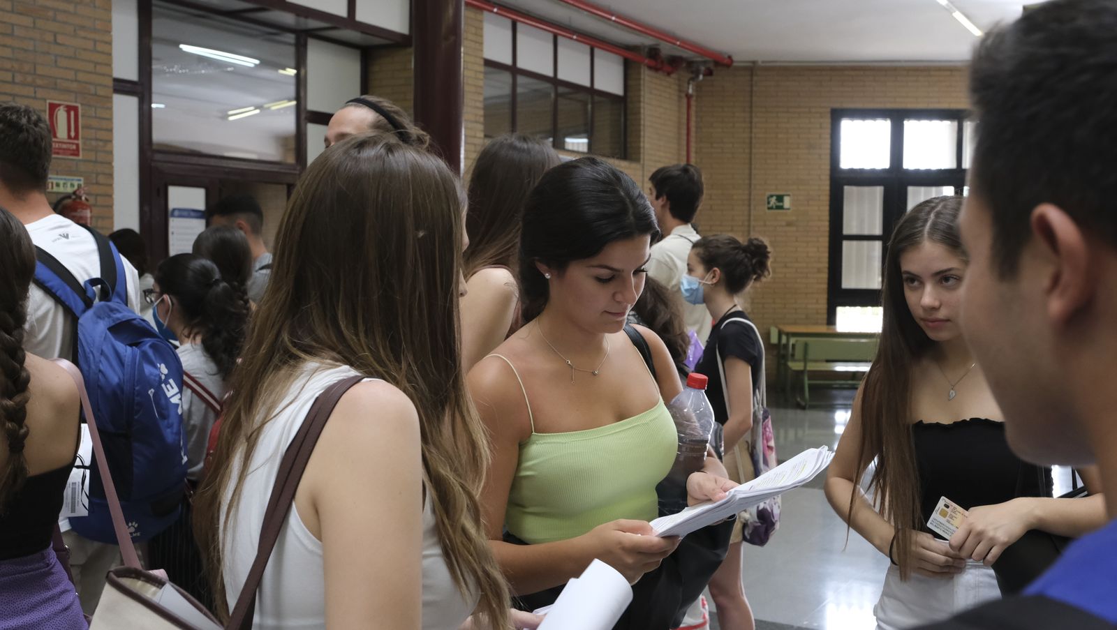 Imágenes de las pruebas de acceso de la PEvAU en la Universidad de Almería