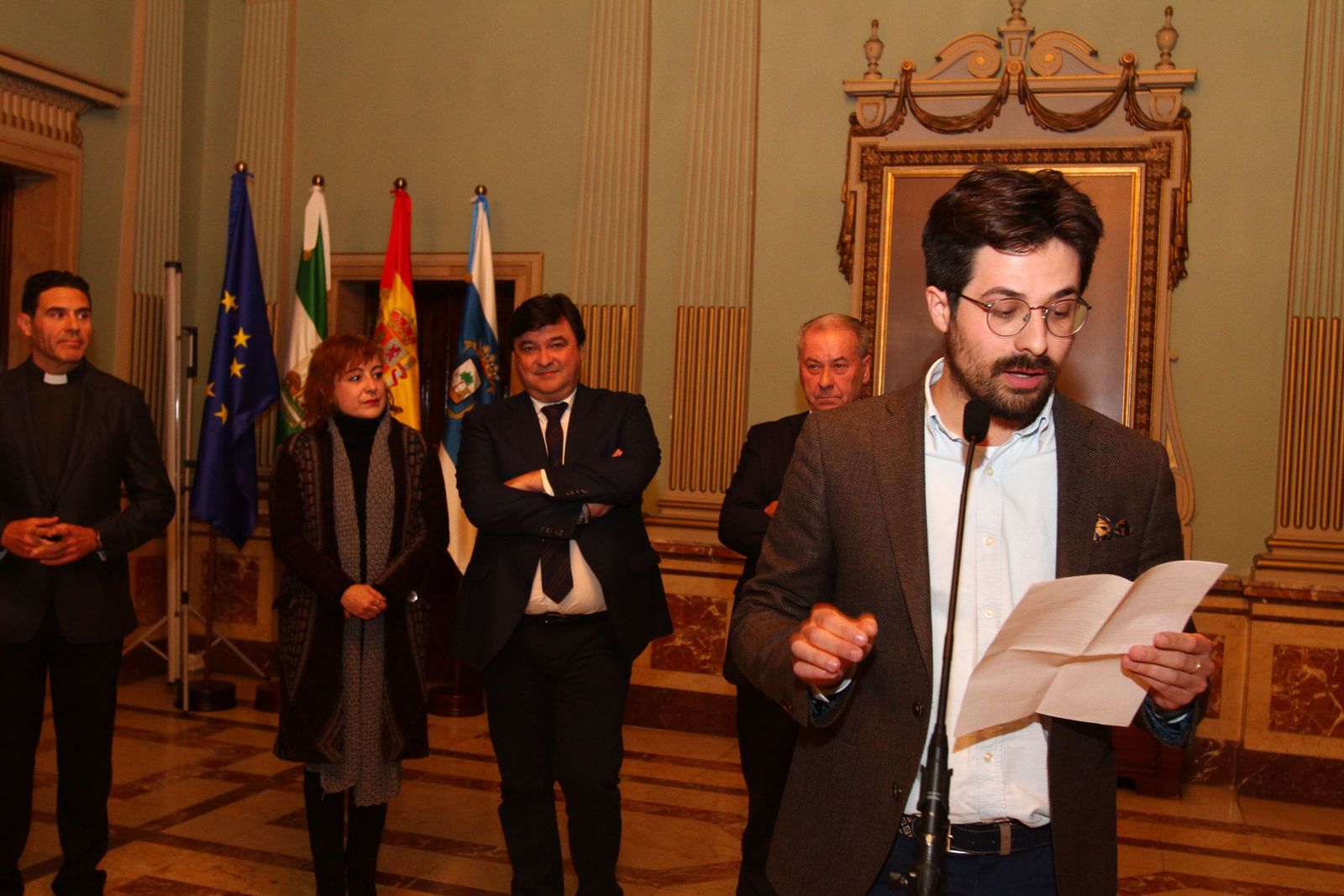 El Cristo de las Cadenas centra el cartel de la Semana Santa de Huelva de 2019