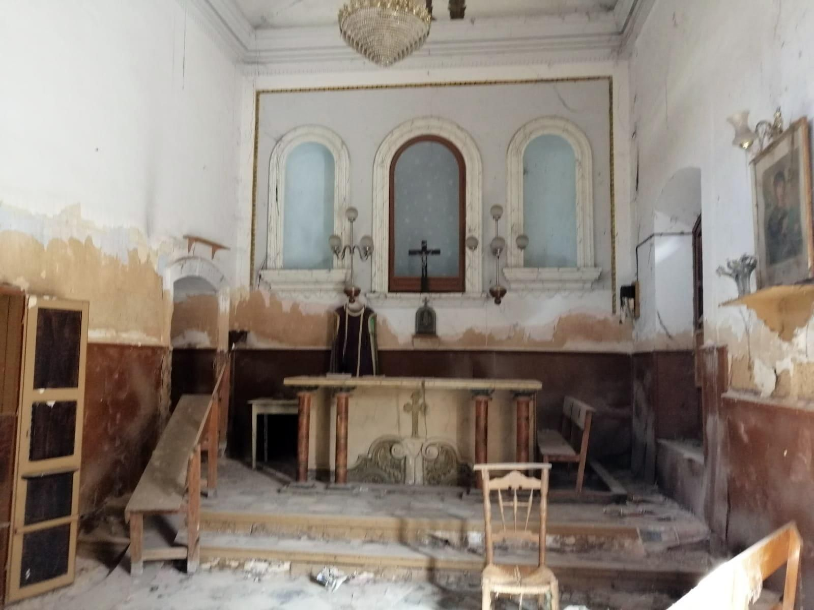 Estado del templo, de principios del siglo XX.