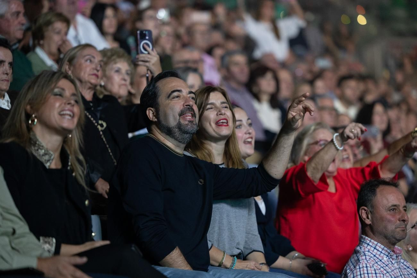 Así se disfruta en Jaén del concierto de Raphael, "Raphaelísimo"