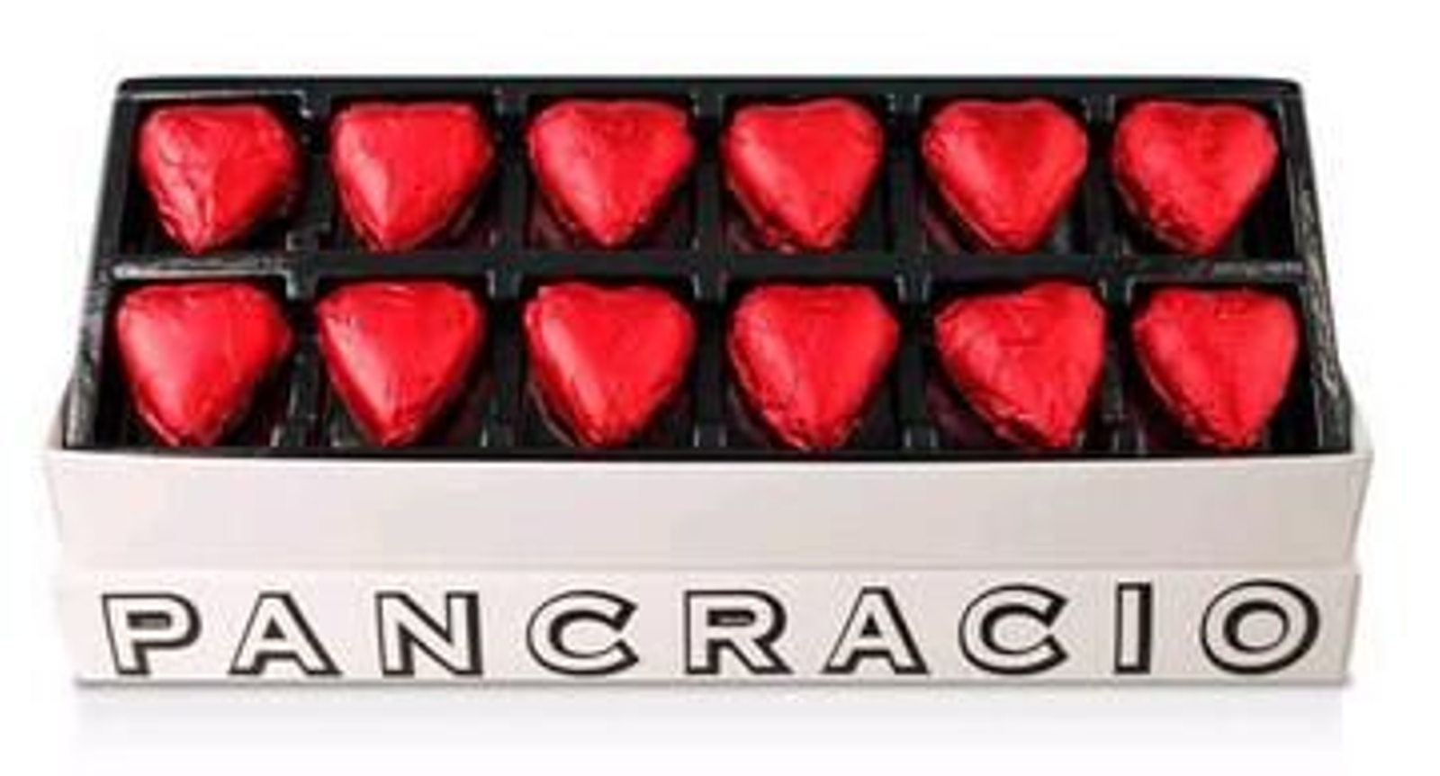 Bombones con forma de corazón.