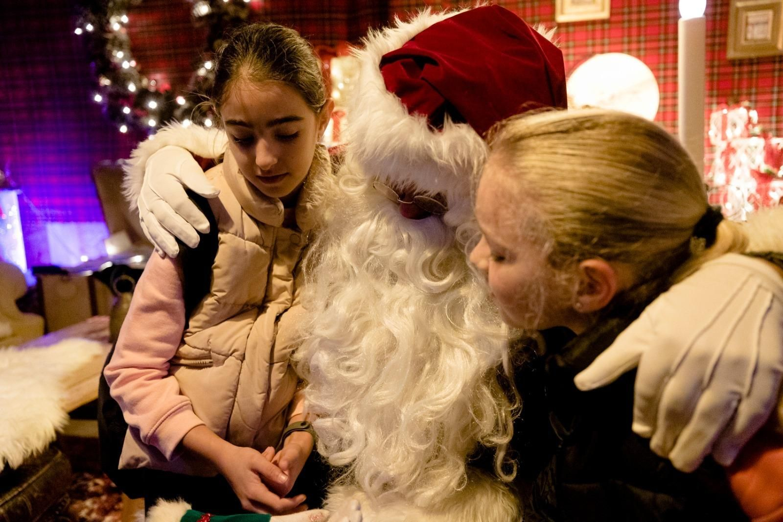 Imágenes de la Casa de Papá Noel en San Fernando.