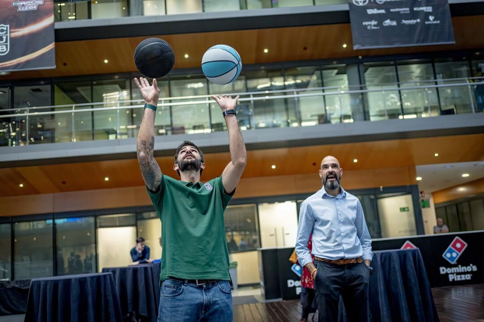 Ricky Rubio, en la presentación de la Liga Endesa.