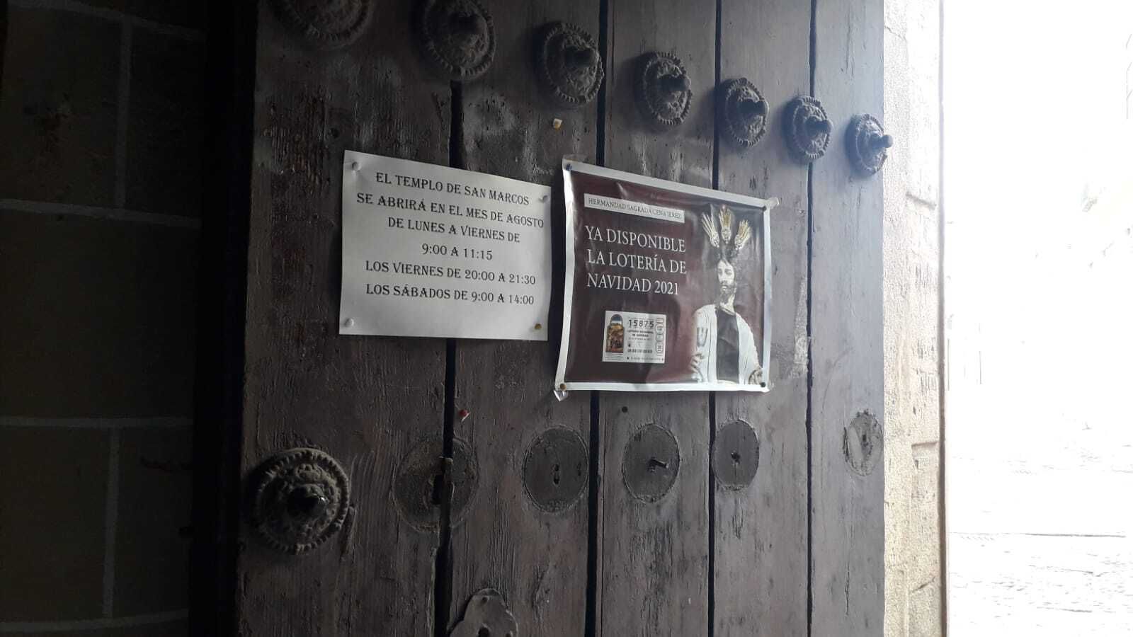 Una imagen de una de las puertas de San Marcos.