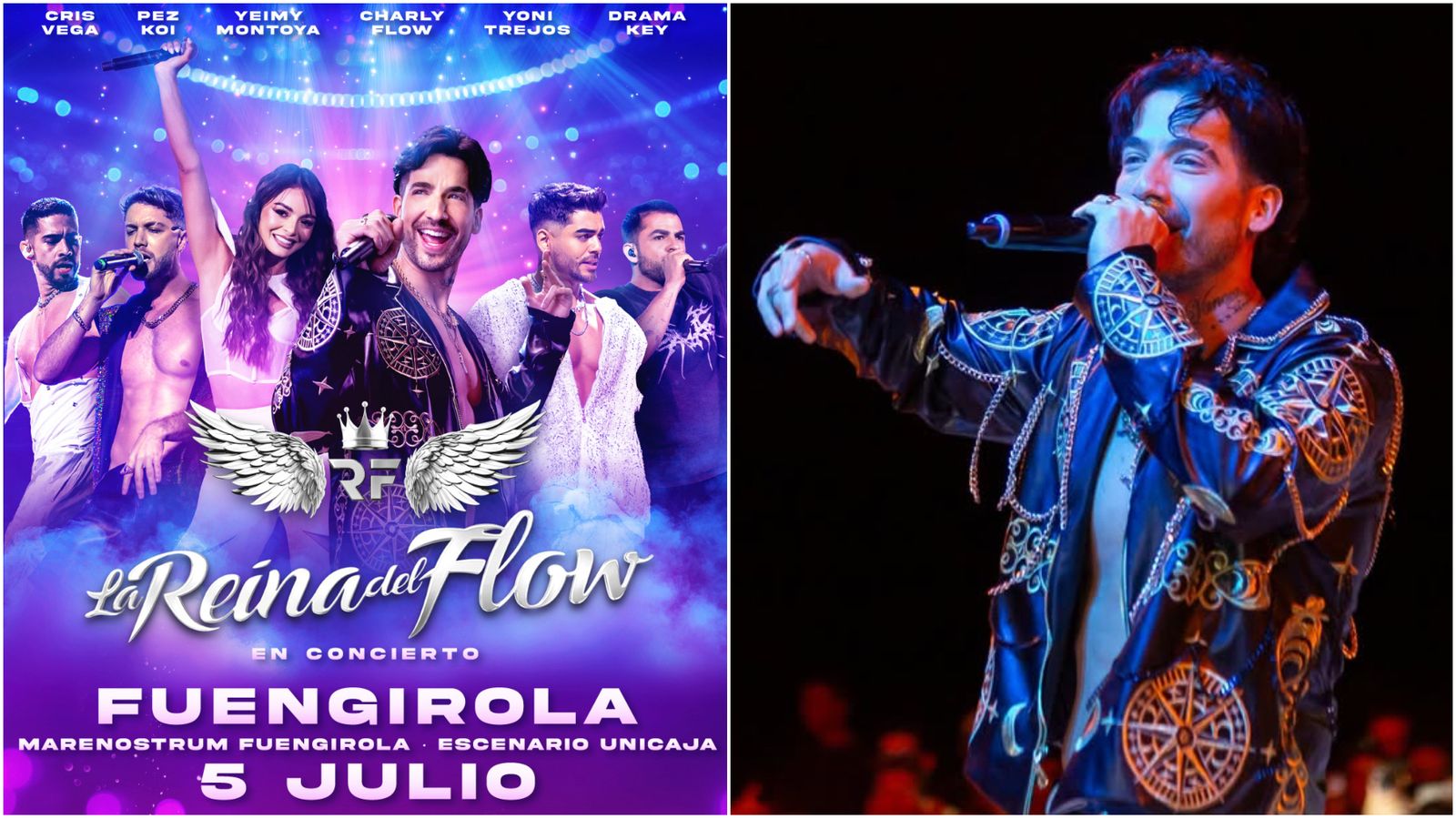 La Reina del Flow estará en Fuengirola este verano.