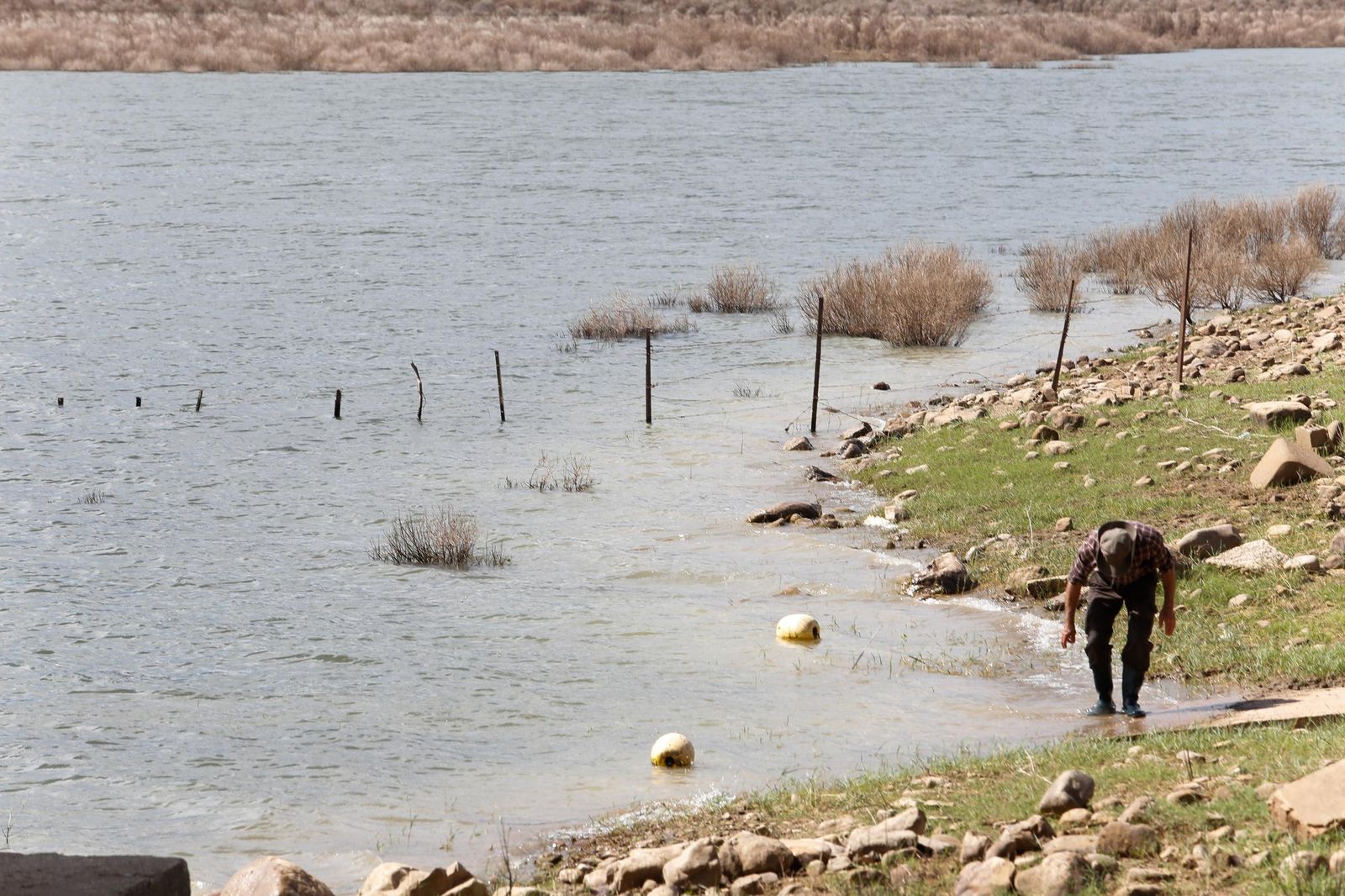 Fotos del pantano de Charco Redondo: de la sequía al 59% de capacidad en solo un año