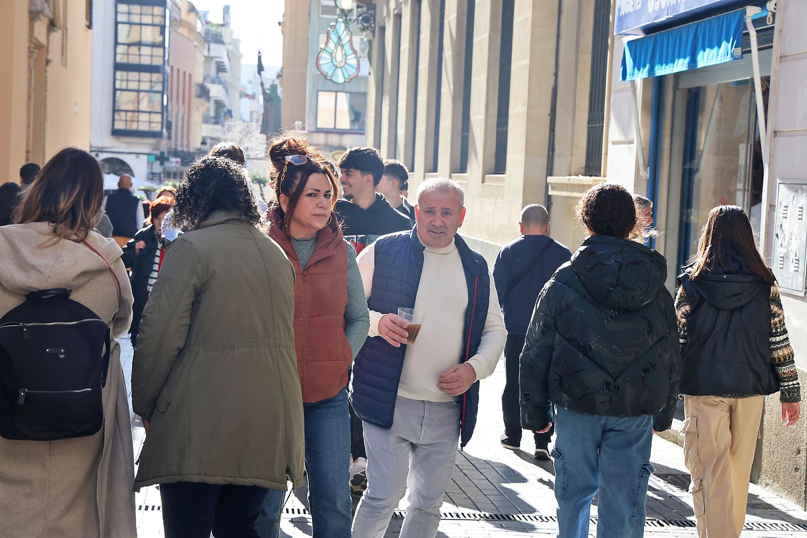 Imágenes de la fiesta del 24 de diciembre en las calle de Huelva