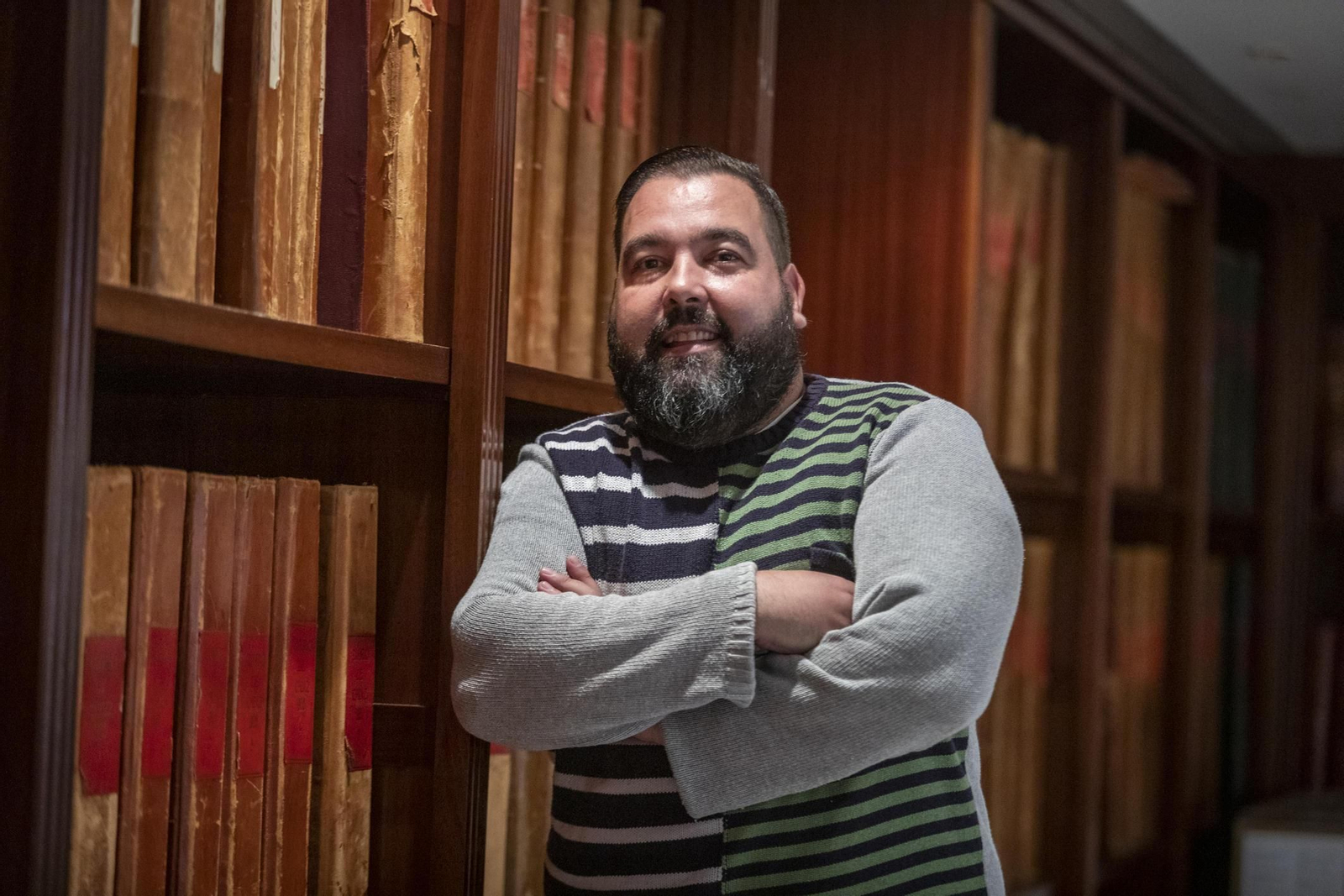 El presidente de AJE-Cádiz, Daniel Sánchez Ayala, en una imagen del pasado mes de octubre.