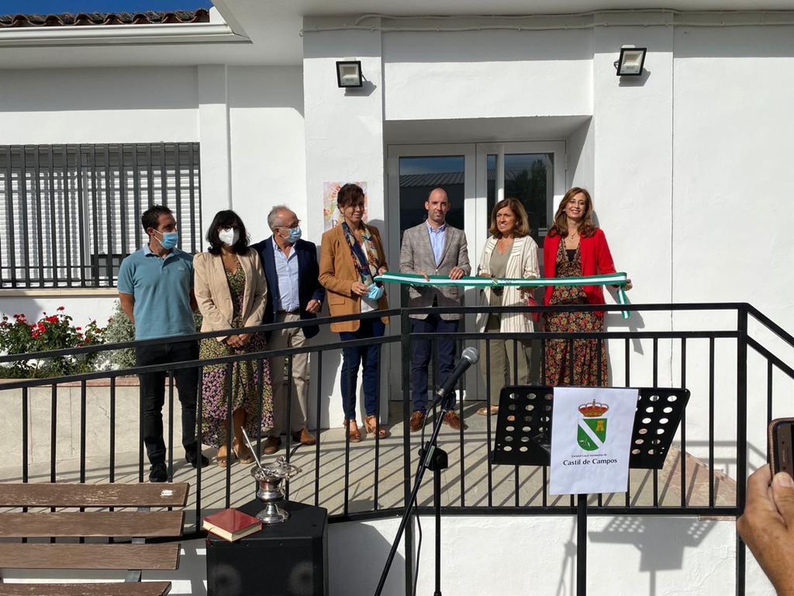 Inauguración del nuevo consultorio auxiliar en Castil de Campos.
