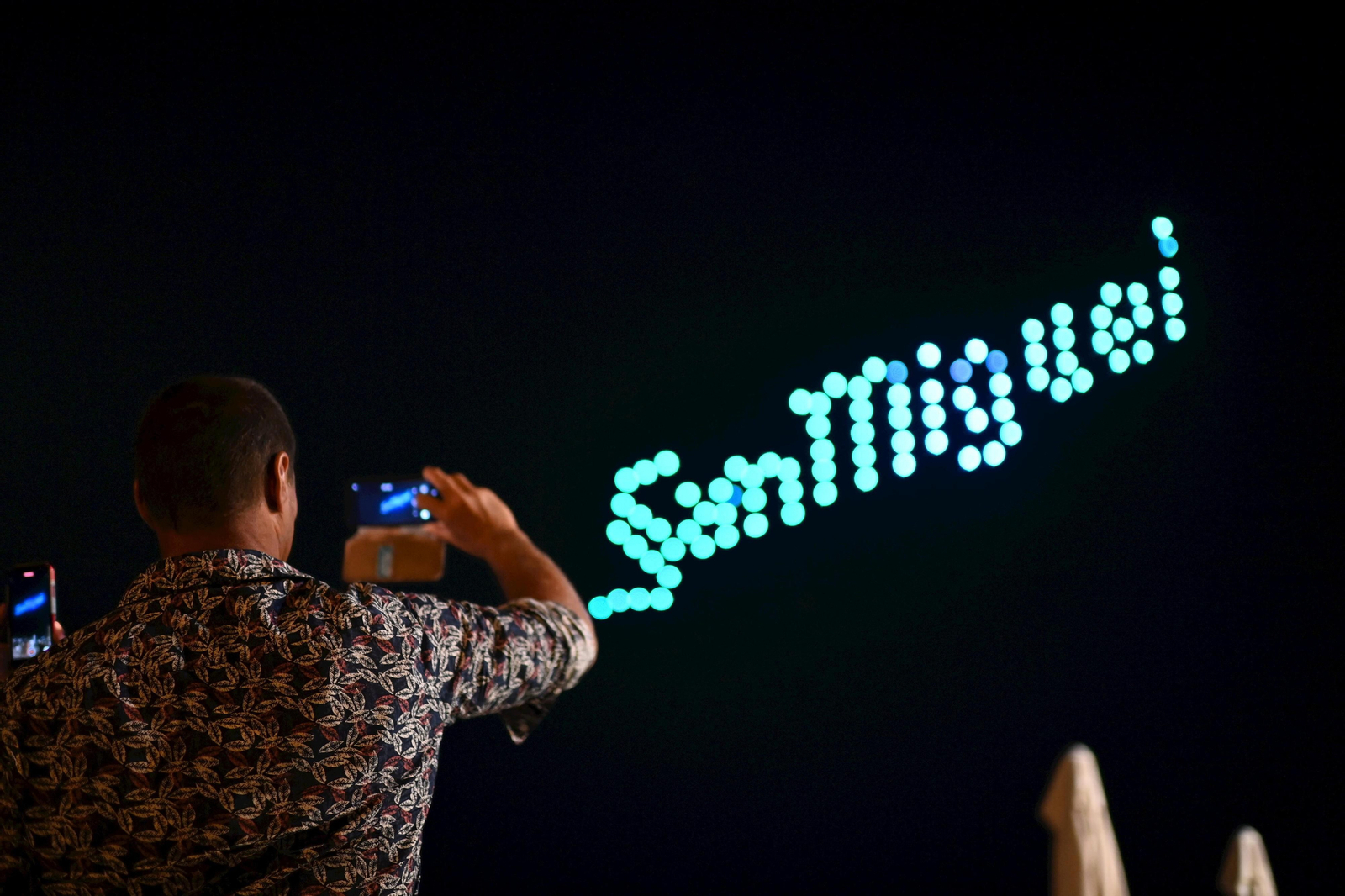 Drones y fuegos artificiales para abrir la Feria de Málaga 2022 (fotos)