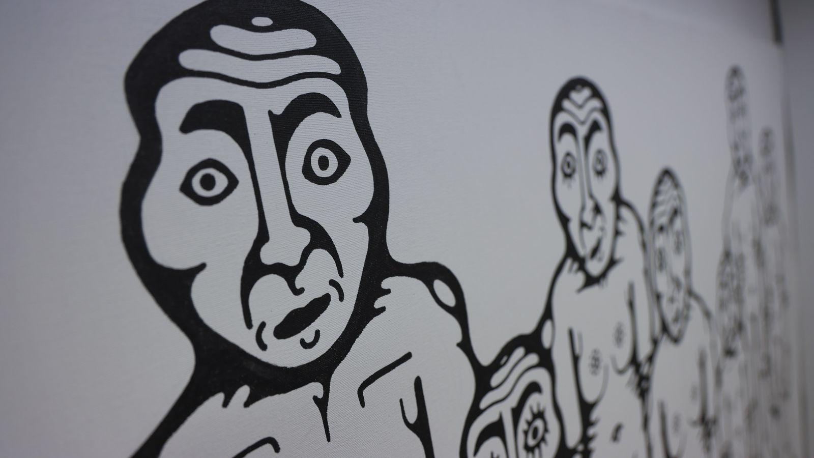 Una de las piezas de 'Héteros Tops I. El espacio de los Nadie'