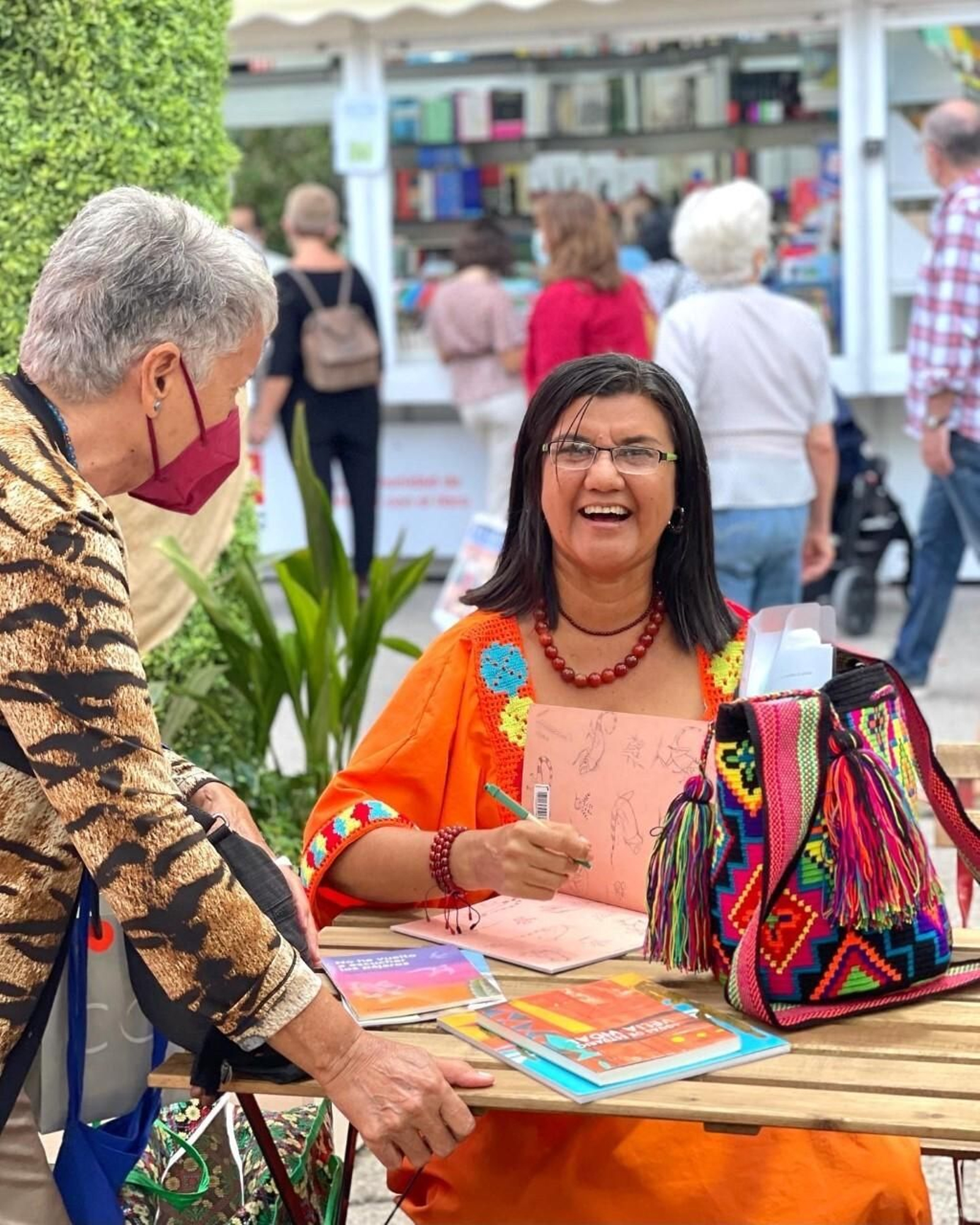 Vicenta Siosi enn la Feria del Libro de Madrid
