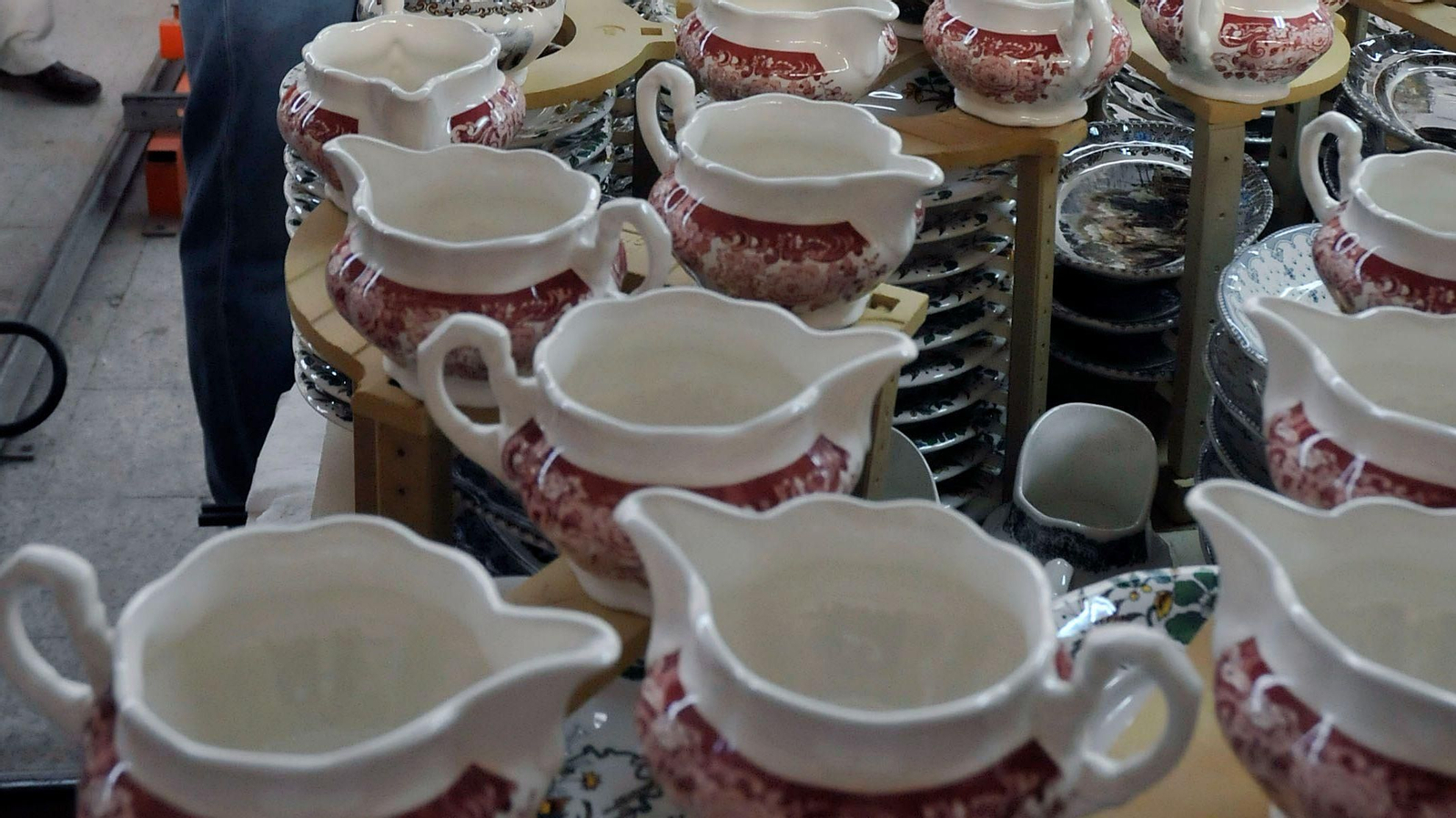 Piezas de loza de La Cartuja Pickman