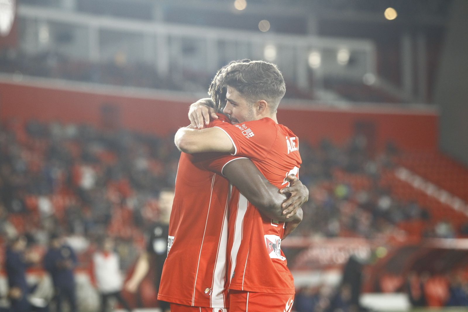 Imágenes del partido de fútbol amistoso U.D. Almería-Lazio