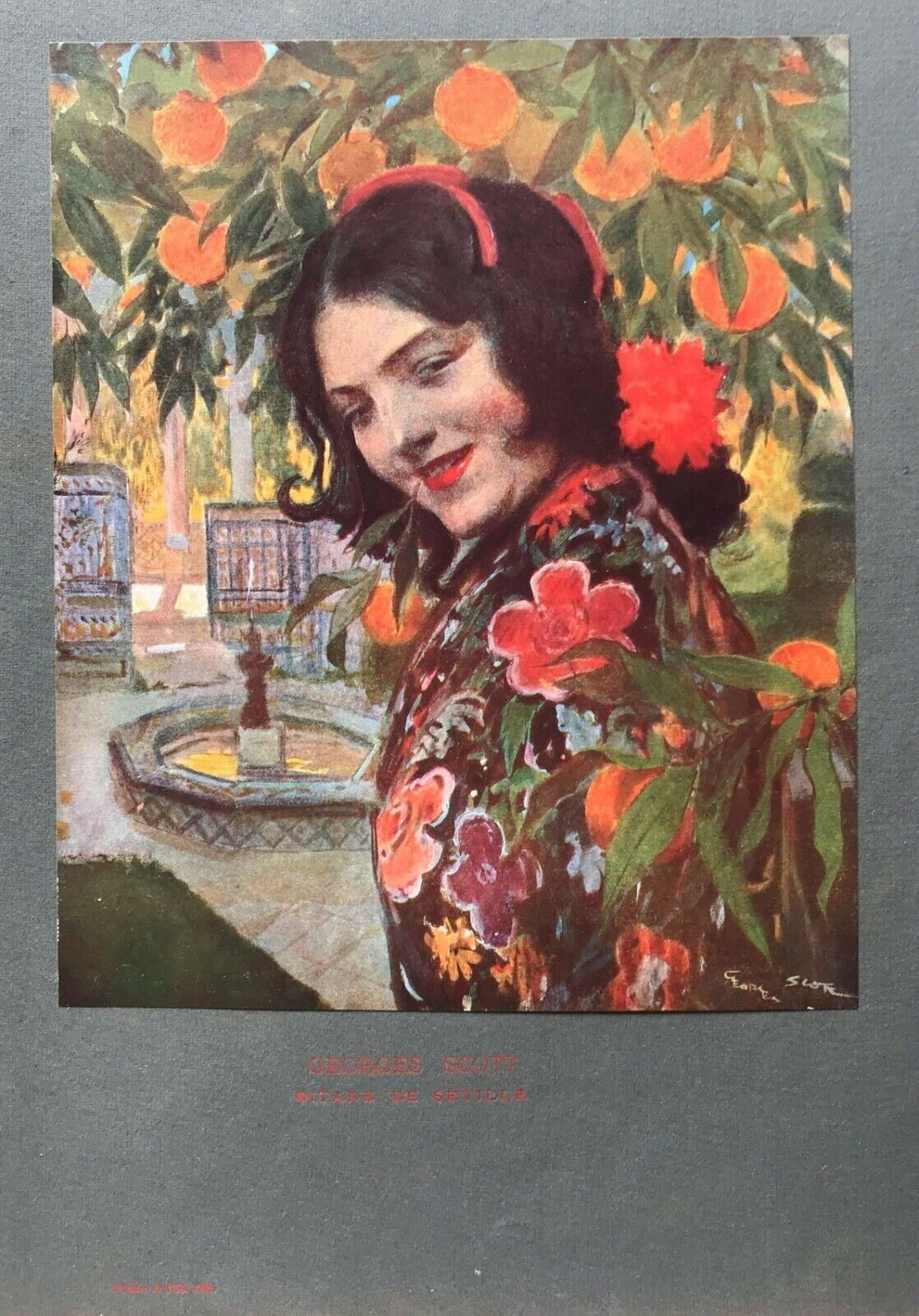 Gitane de Seville, 1905, de Georges Scott. Gitane de Seville, 1905, de Georges Scott.