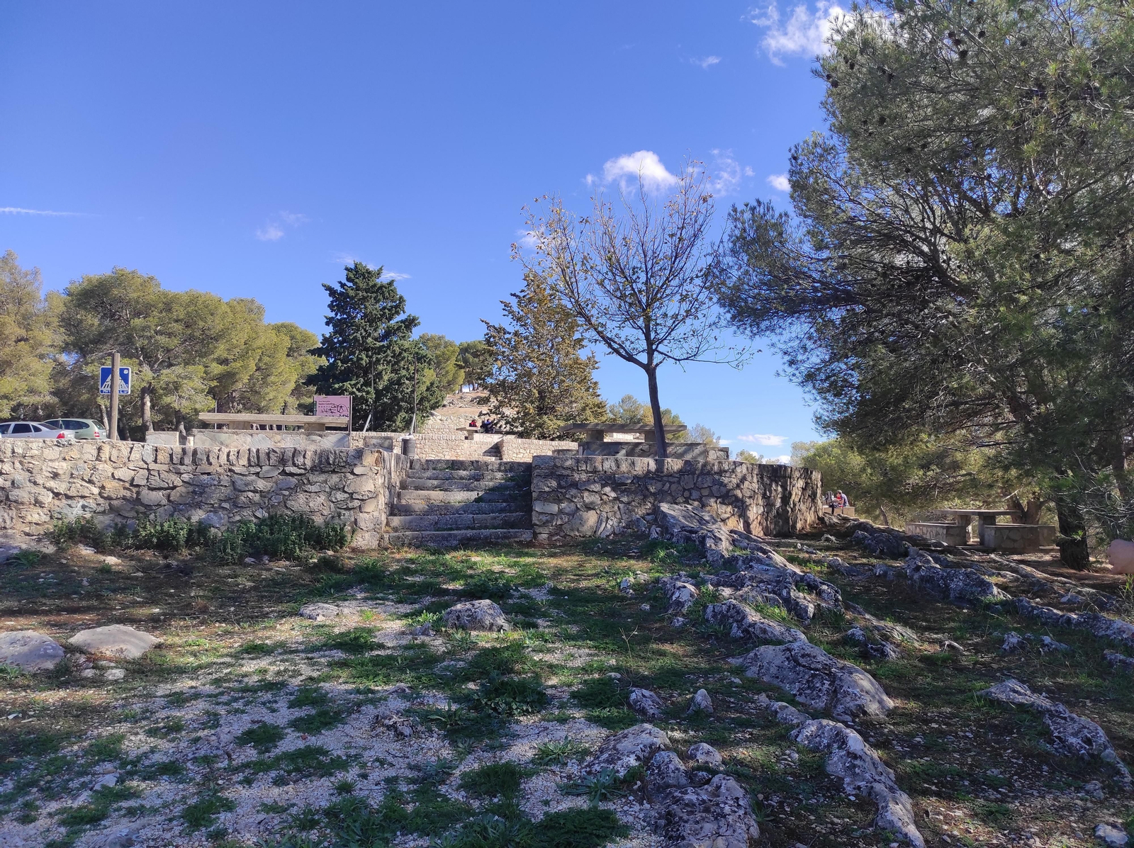Ruta desde el casco histórico al Cerro de Santa Catalina