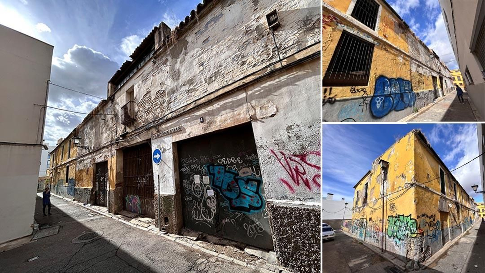 Los inmuebles se encuentran en los números 4, 8 y 14 de la calle Vascongadas, en la Alameda de Hércules.