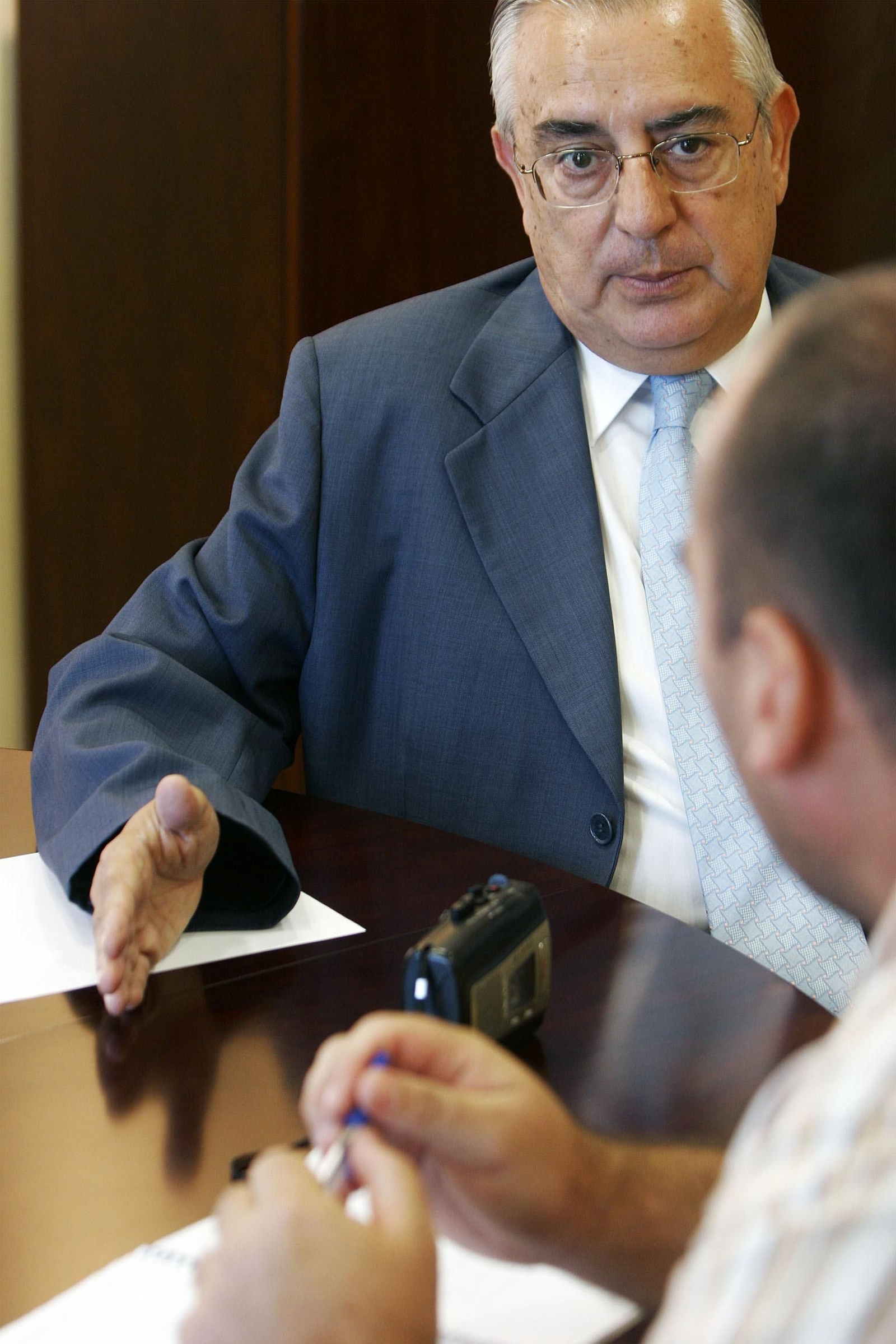 Francisco de Paula Molina, en su etapa al frente del Unicaja