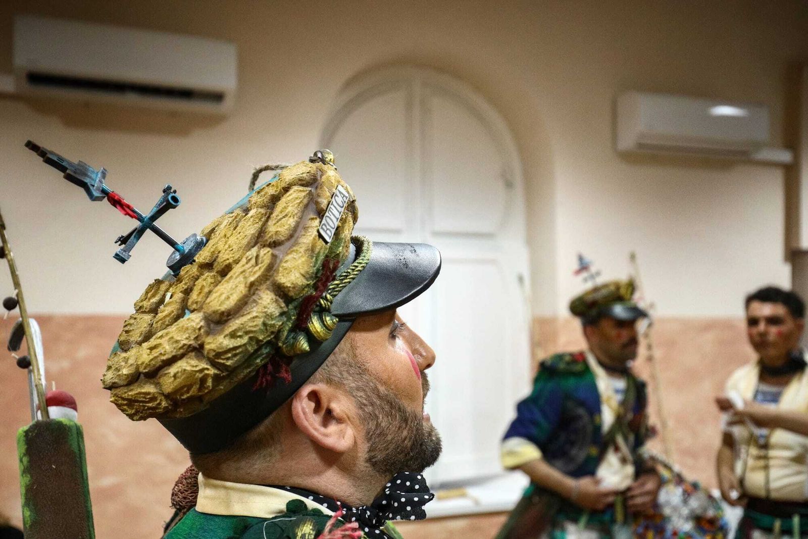 El ambiente en los camerinos del teatro