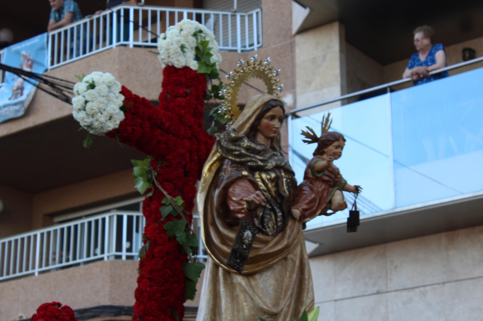 Imágenes de la procesión de la Virgen del Carmen en Garrucha