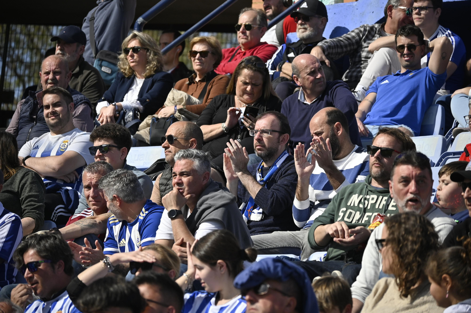 Imágenes de ambiente del partido Recre - Melilla