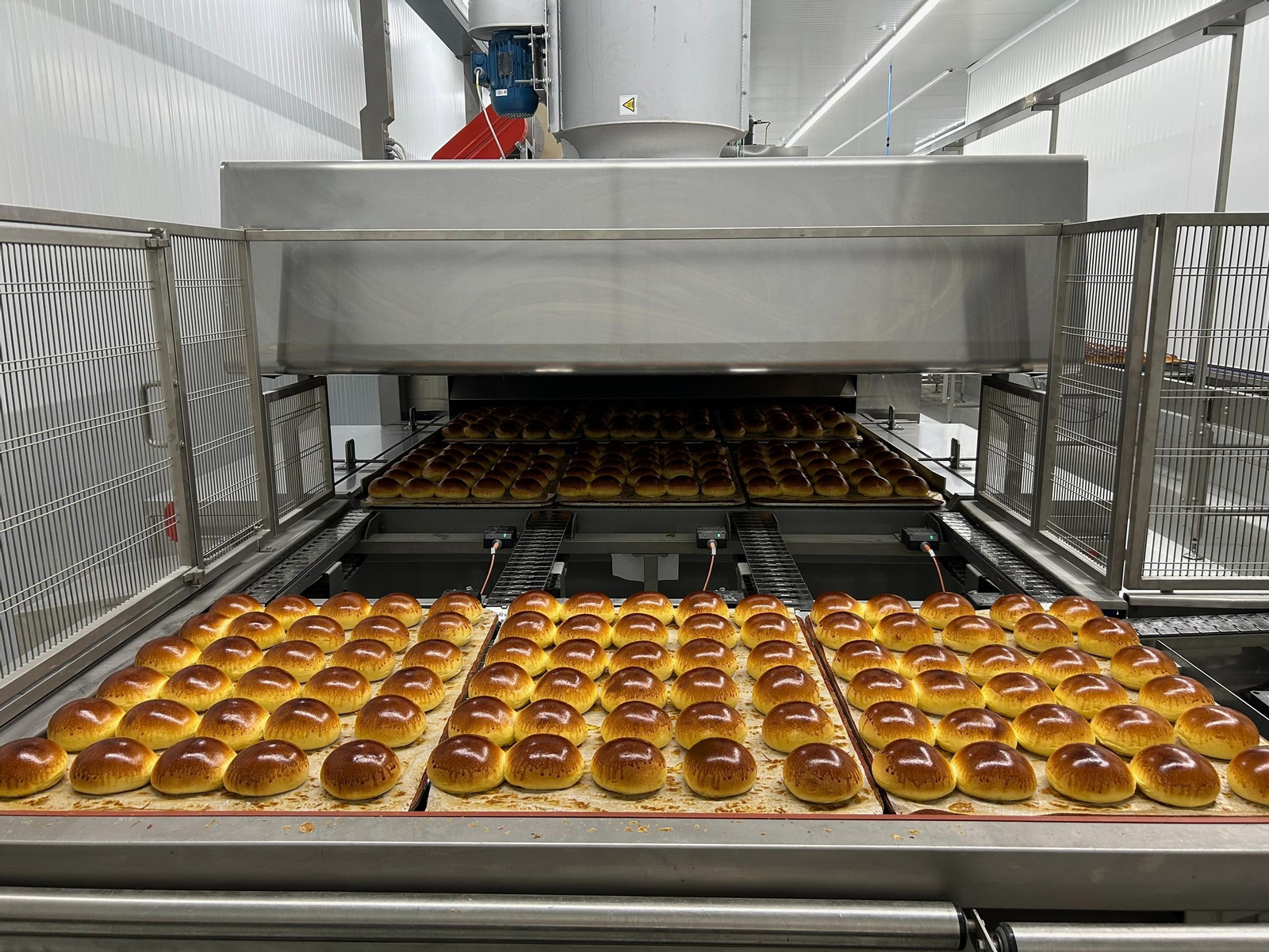 Horno de la nueva fábrica de Juanito Baker en el Polígono Industrial La Huertecilla, en Málaga.