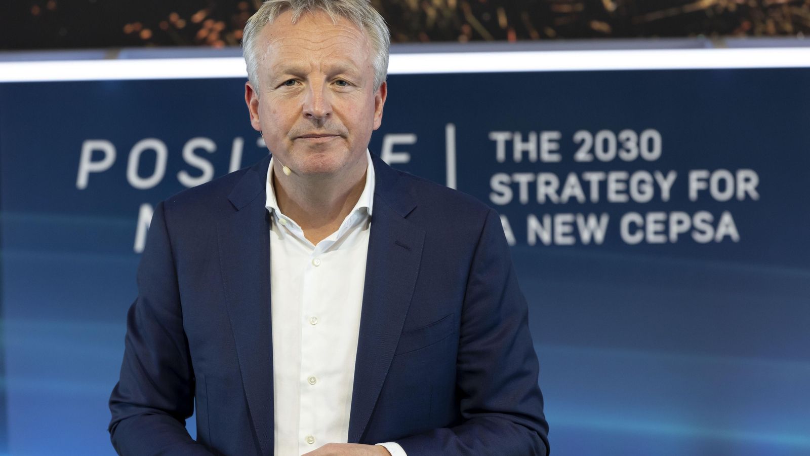 El consejero delegado de Cepsa en la presentación del nuevo plan estratégico el pasado 30 de marzo.