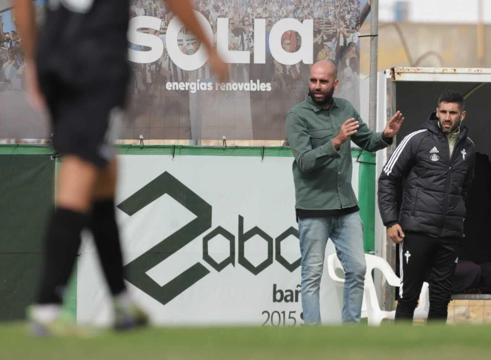 Caludio Giráldez, entrenador del Celta B