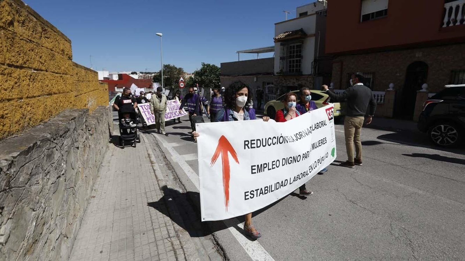 Las foto de la Manifestación del 1 de mayo celebrada por la CGT en Algeciras
