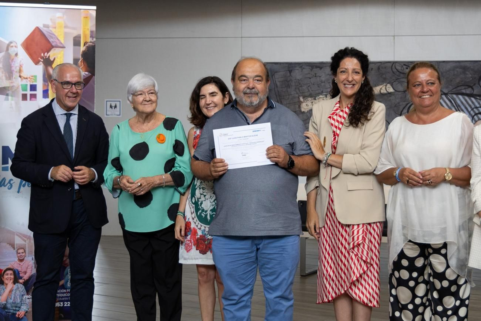 Visita de la consejera a las instalaciones de Aprompsi