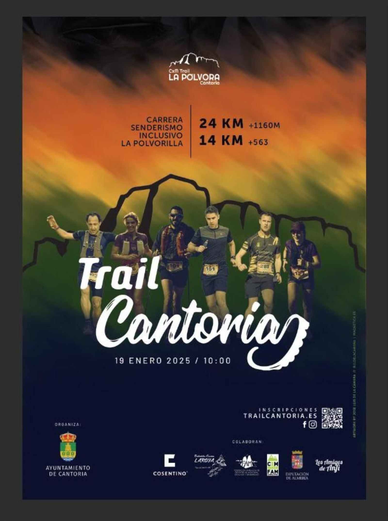 Cartel de esta competición celebrada en la capital histórica del Valle del Almanzora.