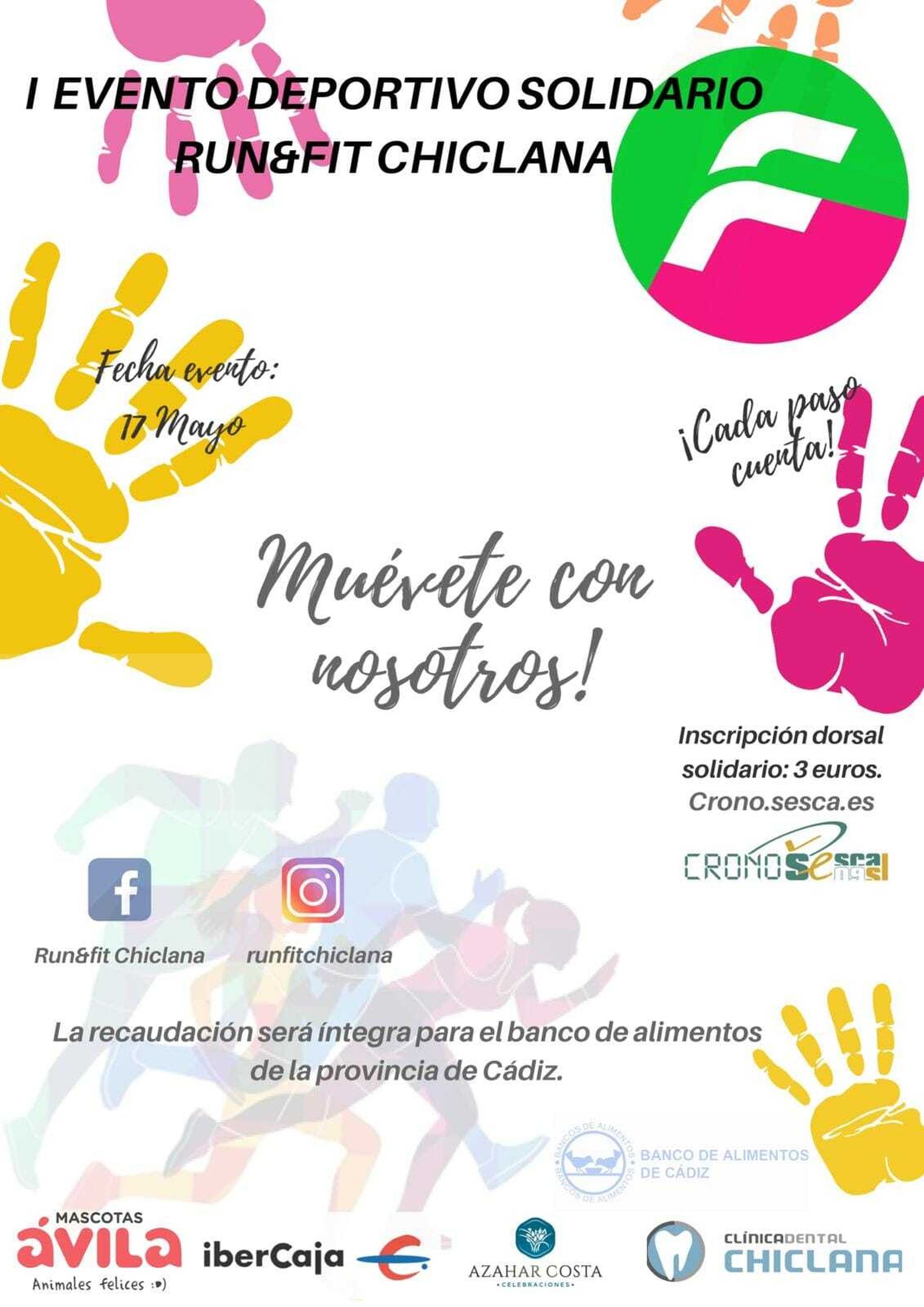 Cartel para difundir la iniciativa deportiva.