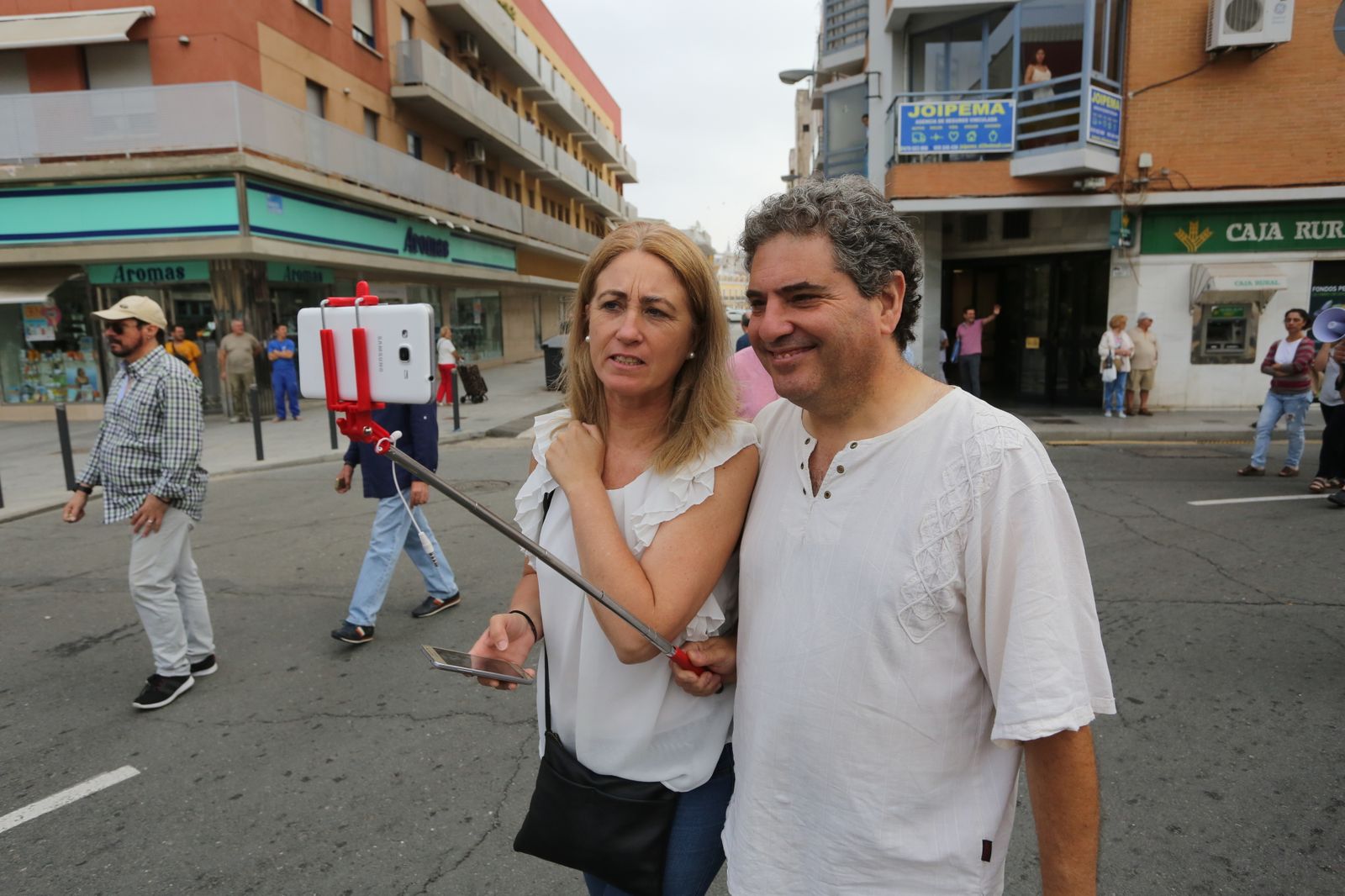 Más imágenes de la protesta de los minoristas del mercado de San Sebastián