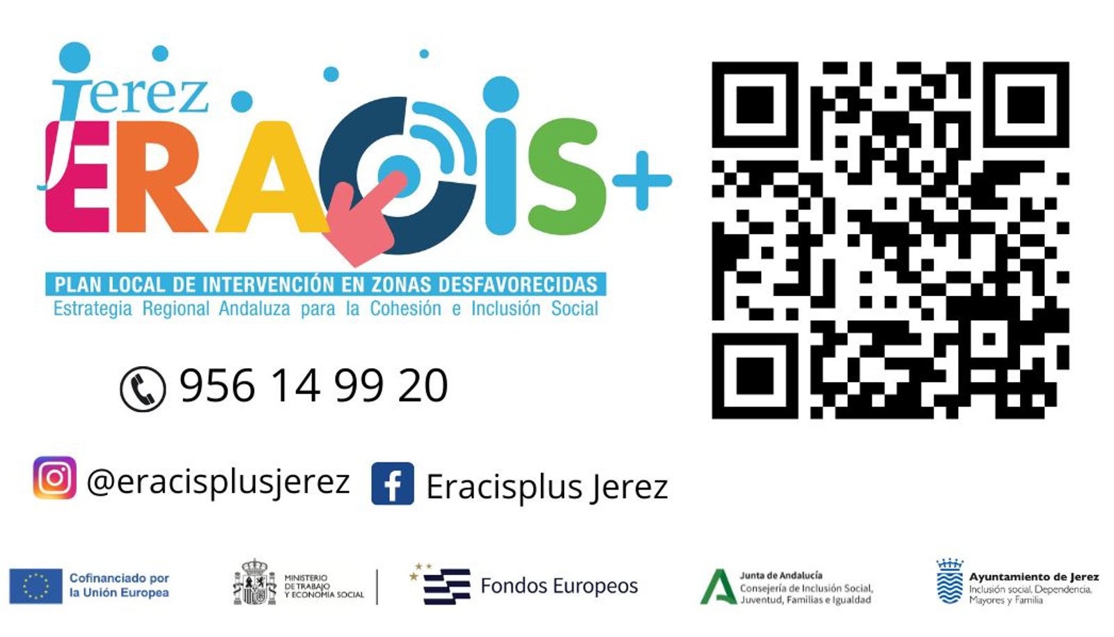 Cartel de ERACIS+ en Jerez.