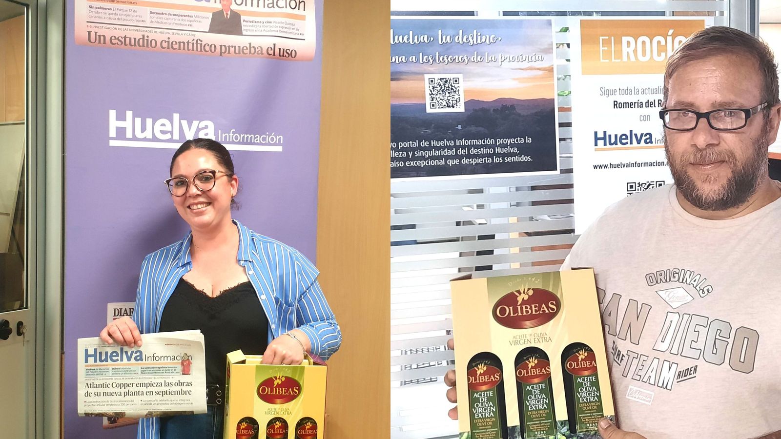 María del Ara Chaves y David Echevarría, ganadores de abril