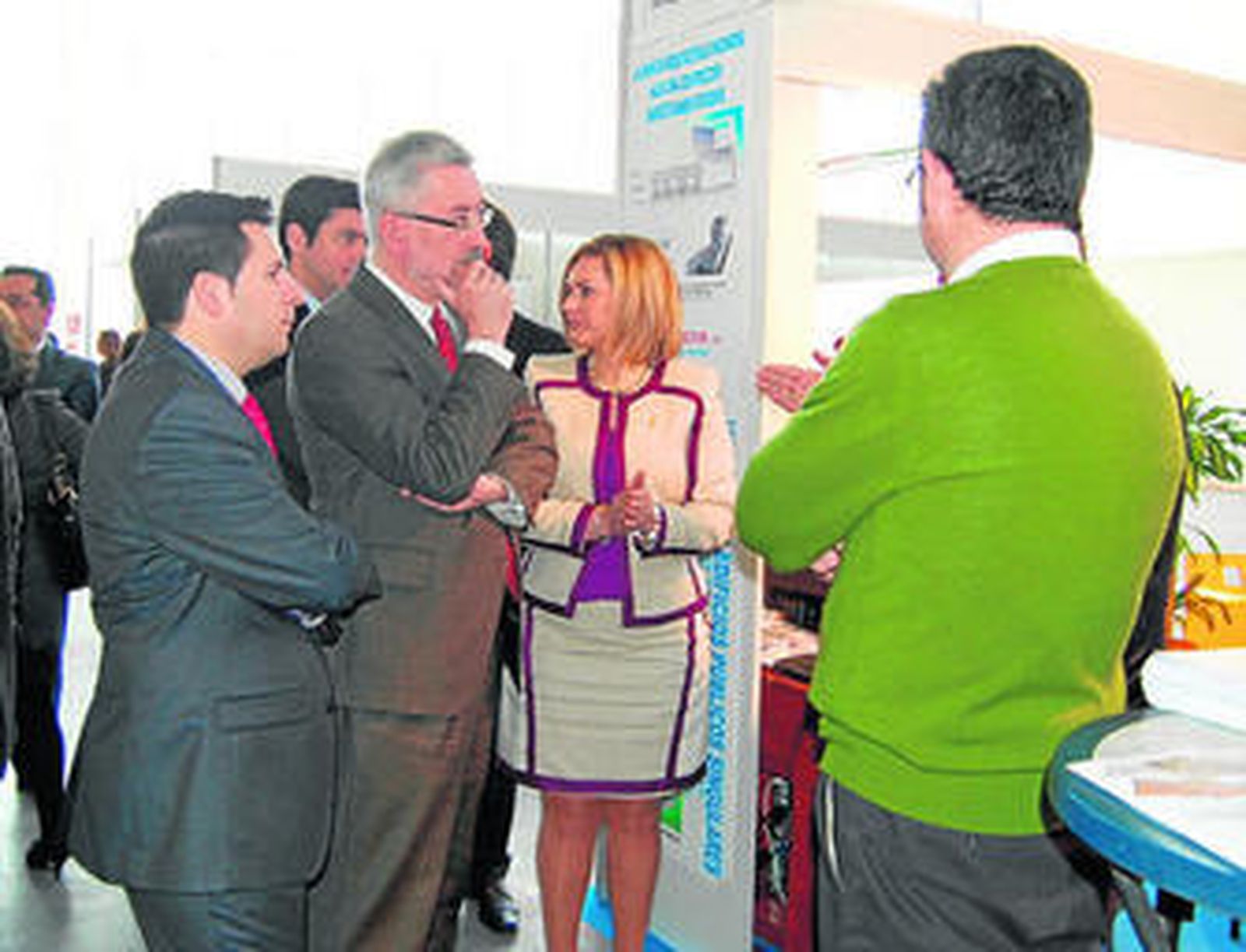 Expósito, Ávila y Serrano, ayer, en las jornadas.