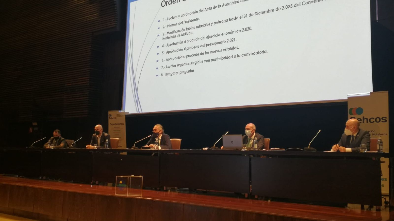 Un momento de la asamblea general de Aehcos.