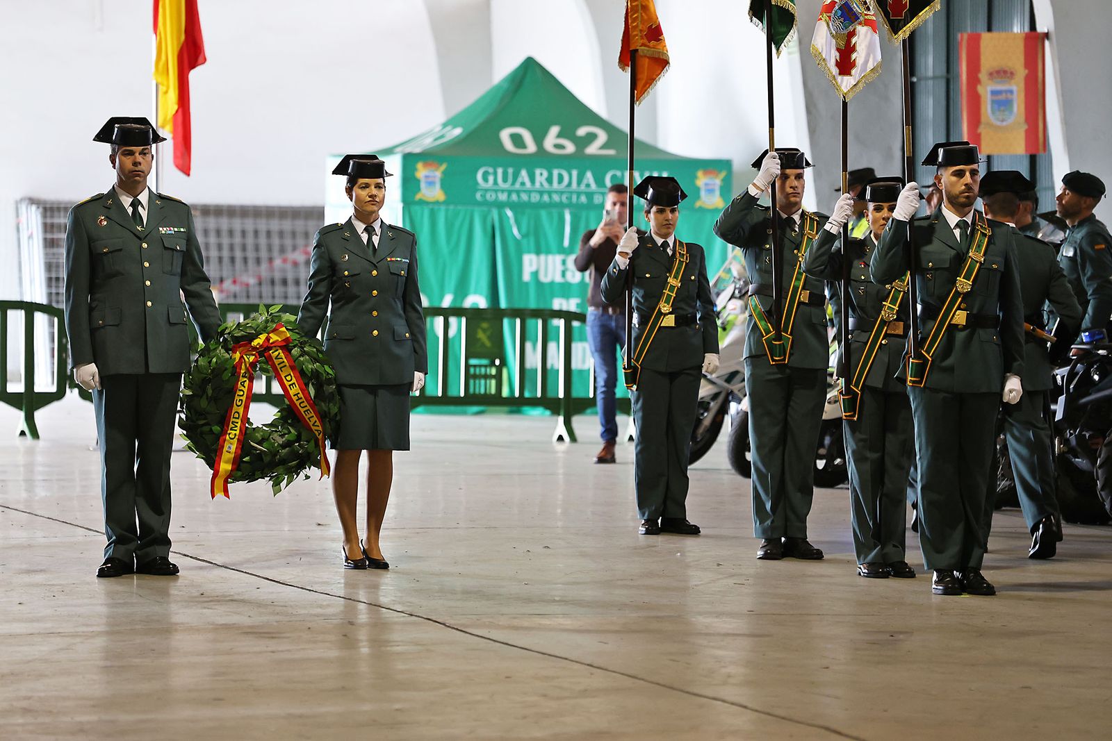 Imágenes de la jura del cargo de Julio Serrano Checa como Jefe de la Comandancia de la Guardia Civil de Huelva
