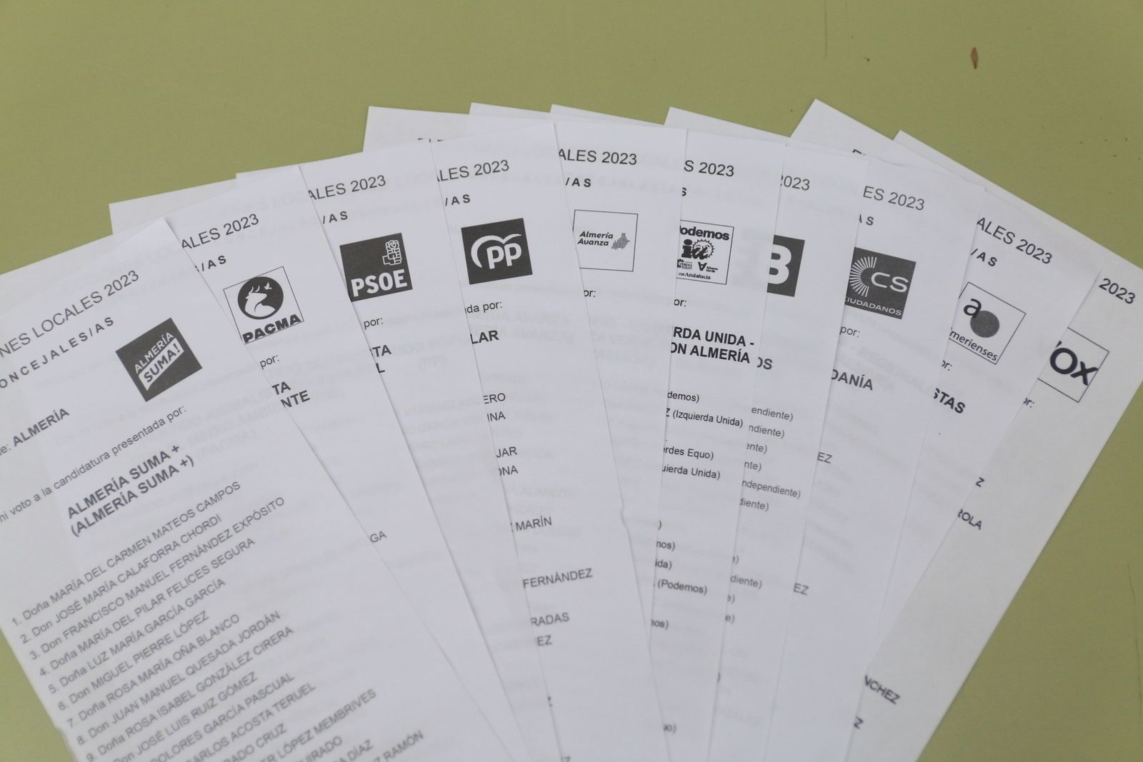 Imágenes de las votaciones en las Elecciones Municipales 2023, en Almería capital