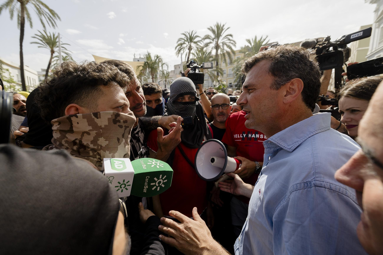 Imágenes del segundo día de huelga de los trabajadores del sector del metal en Cádiz