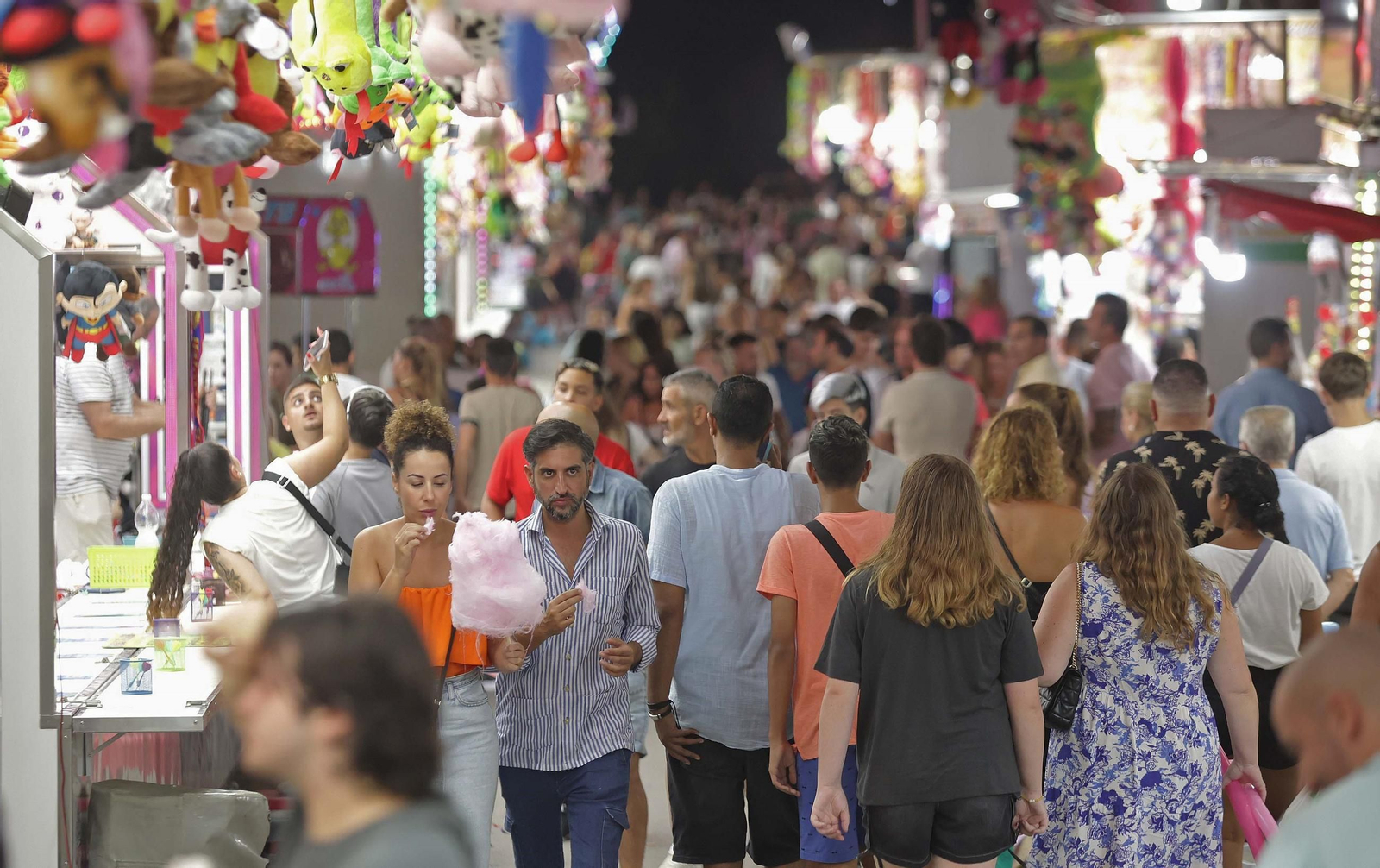 Ambiente de la Feria de San Roque.